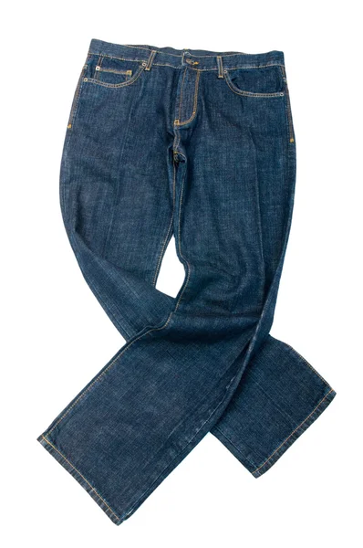 白い背景で隔離のジーンズのペア — ストック写真