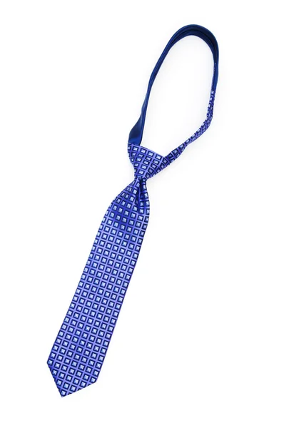 Jedwabny krawat izolowany na białym tle — Zdjęcie stockowe