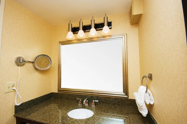 Mosogató a fürdőszobában — Stock Fotó