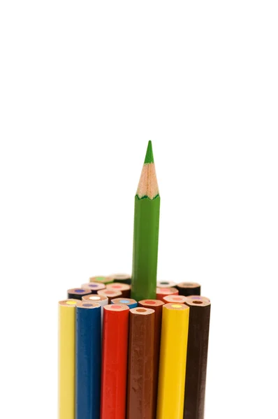 Onderscheiden van de menigte"concept met potloden — Stockfoto