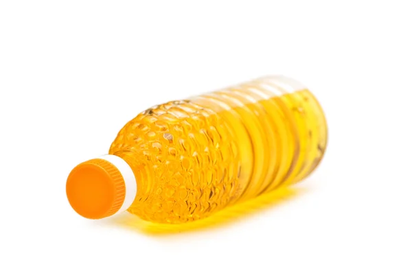 Sticlă de ulei de măsline izolată pe alb — Fotografie, imagine de stoc