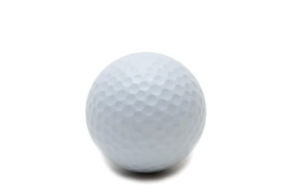 Golfboll isolerat på den vita bakgrunden — Stockfoto