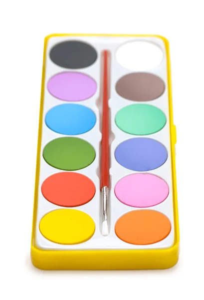 Painters palette isolated on the white background — Stock Photo, Image