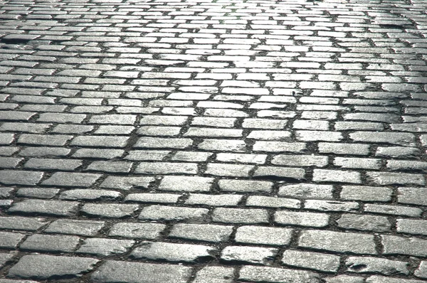 Cobbles on the street - can be used as background — Stock Photo, Image