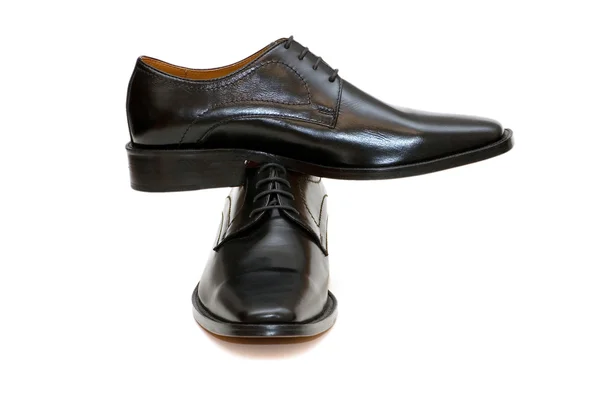 Mannelijke schoenen geïsoleerd op de witte achtergrond — Stockfoto