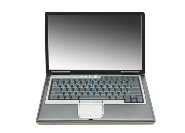 孤立在白色的笔记本电脑的键盘 — 图库照片