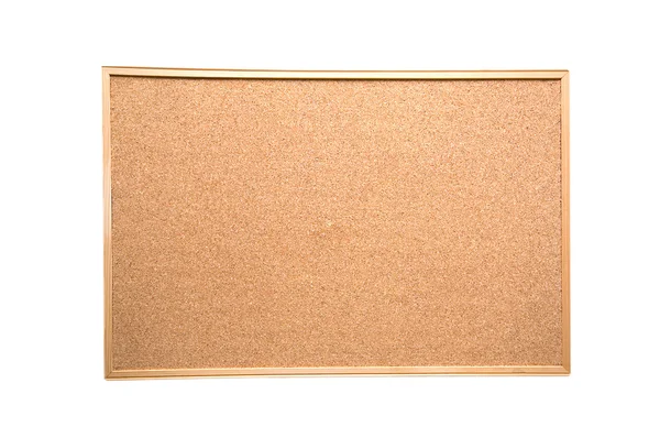 Free corkboard isolated on the white background — Stock Photo, Image