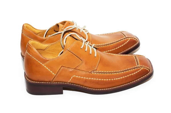Zapatos anaranjados aislados sobre fondo blanco —  Fotos de Stock