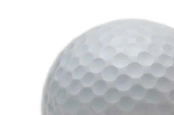 Golfbal geïsoleerd op de witte achtergrond — Stockfoto