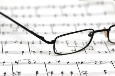 müzik sayfaları okuma gözlükleri black