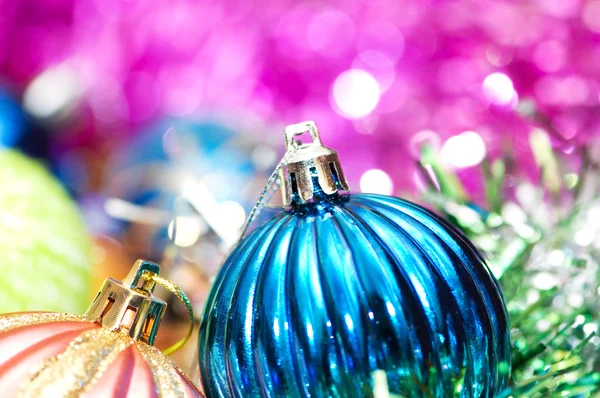 Christmas decoration isolated on the shiny background — Stock Photo, Image