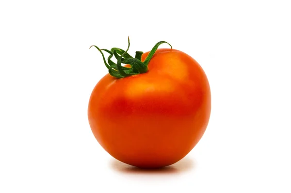 빨간 tomatoe 흰색 배경에 고립 — 스톡 사진
