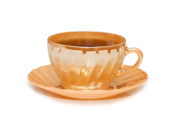 Tasse de thé isolée sur fond blanc — Photo