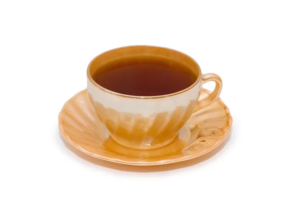 白い背景で隔離のお茶のカップ — ストック写真