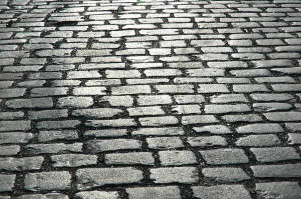 Cobbles on the street - can be used as background — Stock Photo, Image