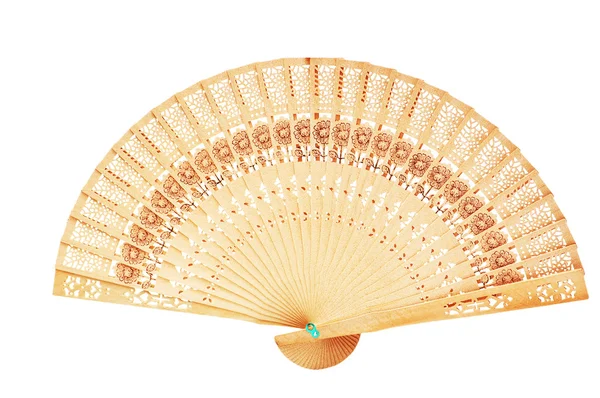 Chinese fan isolated on the white background — Stock Photo, Image
