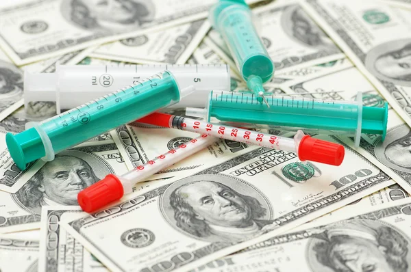 Conceptual photo illustrating expensive drugs and medicines — Stock Photo, Image