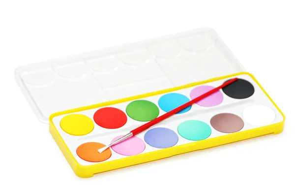 Painter's palette isolated on the white background — Stock Photo, Image