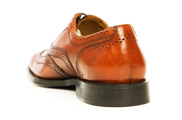 Zapatos masculinos aislados sobre el fondo blanco — Foto de Stock