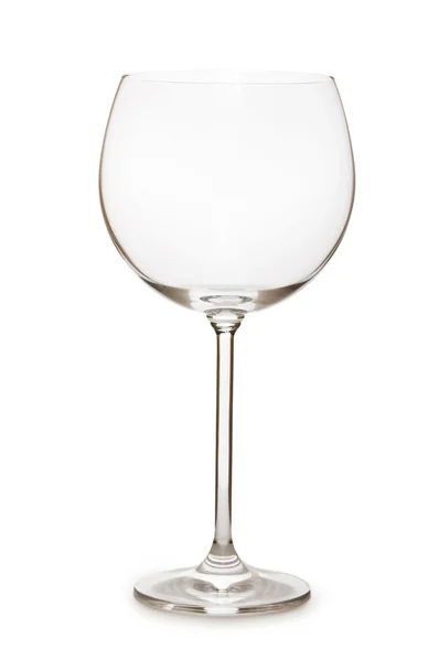Bicchiere di vino isolato sullo sfondo bianco — Foto Stock