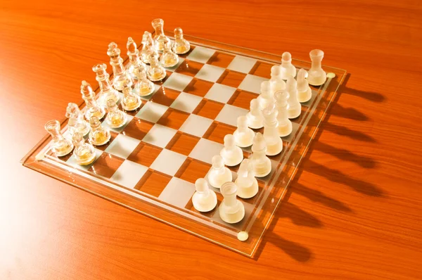 보드 체스 피 규 어 세트 — 스톡 사진