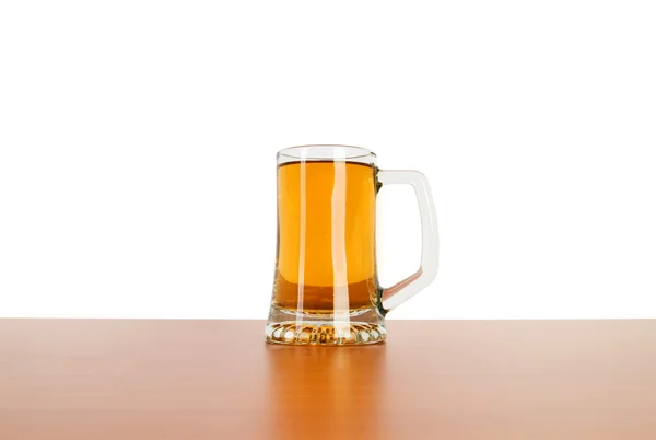 Beer glass isolated on the white background — Stock Photo, Image