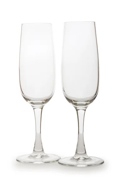 흰색 배경에 고립 된 와인 글라스 — 스톡 사진