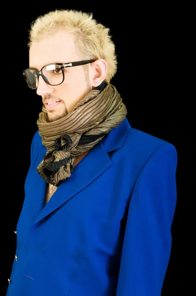Egy szemüveges férfi portréja — Stock Fotó