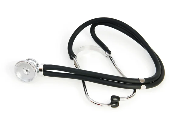 Stetoskop medyczny na białym tle na białym tle — Zdjęcie stockowe
