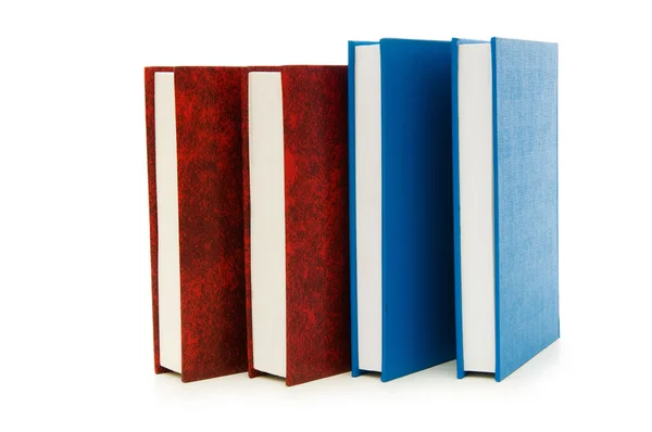 Stack di libri isolati sullo sfondo bianco — Foto Stock