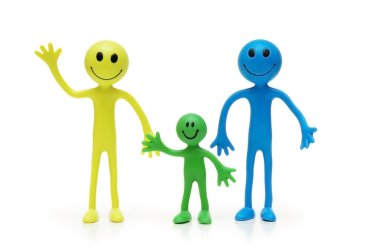 Happy family of Smilies