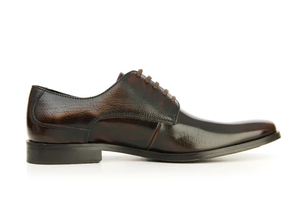 Mannlige sko isolert på hvit bakgrunn – stockfoto