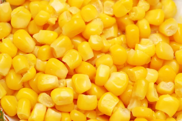 Milho doce kernels dispostos como fundo — Fotografia de Stock