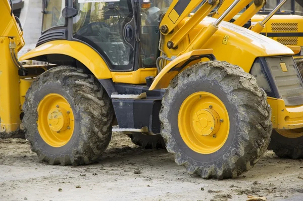 stock image Wheels of the construction vehicle