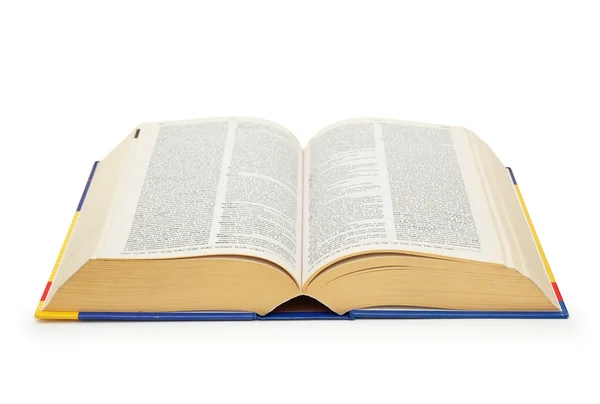 Gran diccionario aislado en el fondo blanco —  Fotos de Stock