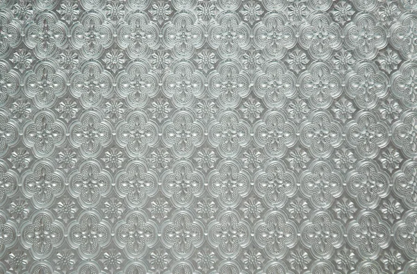 Texture of decorated glass - can be used as background — Stock Photo, Image