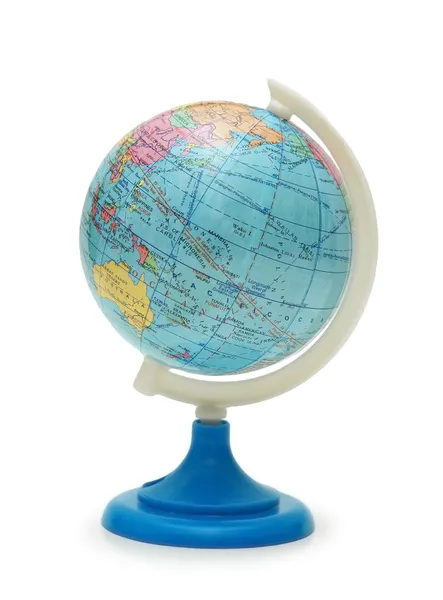 Globen isolerad på vit bakgrund — Stockfoto