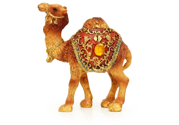 Figur av kamel isolerad på vit — Stockfoto