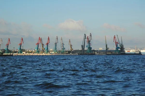 Seaport in Baku, Azerbaijan — Stock Photo, Image