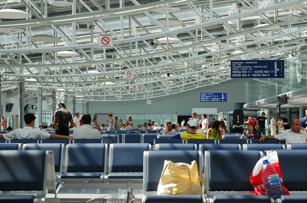 Odotustila lentokentällä — kuvapankkivalokuva