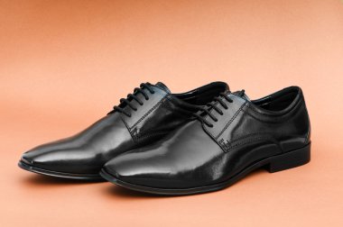 Erkek ayakkabıları beyaz arka planda izole edilmiş