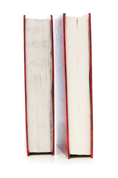 Stack of books isolated on the white background — Stock Photo, Image