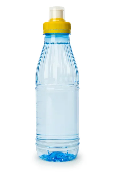 Bottiglia d'acqua isolata sullo sfondo bianco — Foto Stock