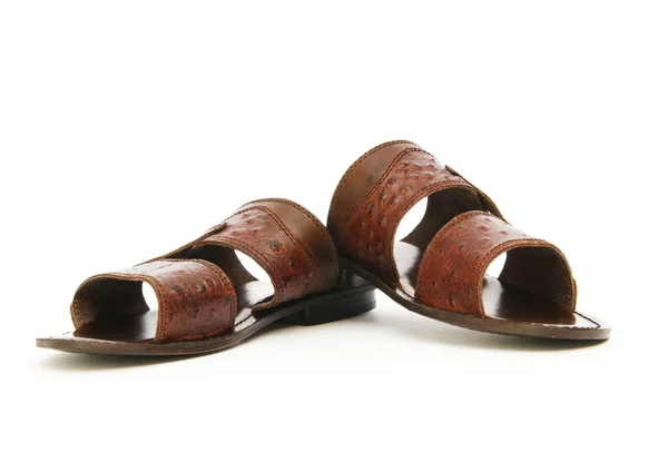 Scarpe estive isolate sullo sfondo bianco — Foto Stock