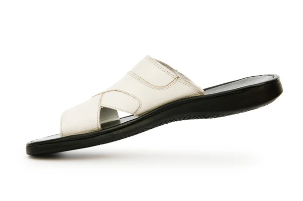 Летние туфли на белом фоне — стоковое фото