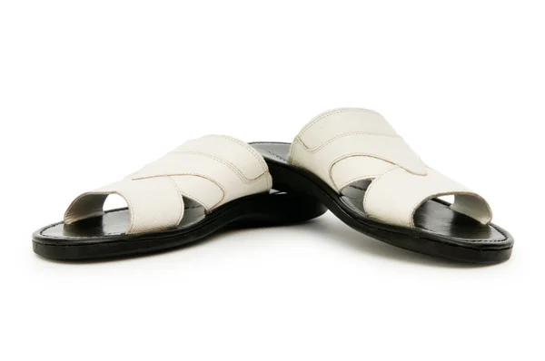 Zapatos de verano aislados sobre el fondo blanco — Foto de Stock