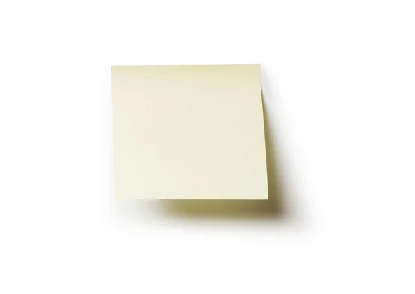 白い背景で隔離のメモ — ストック写真