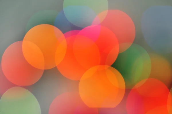 Luzes coloridas desfocadas no fundo — Fotografia de Stock