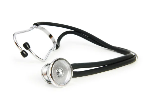 Medical stethoscope isolated on the white background Stock Photo
