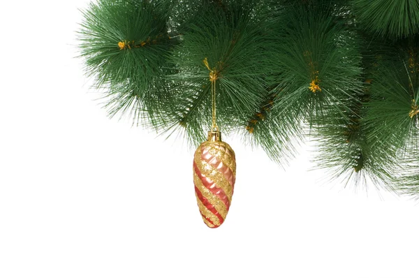 ツリー上のクリスマスの装飾 — ストック写真